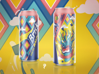 Contest for Brisk can - My participation branding graphicdesign illustration