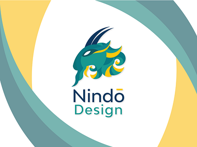 Nindo Design Logo animal branding capricorn colors design golden ratio goldenratio illustration logo totem ui vector web zodiac