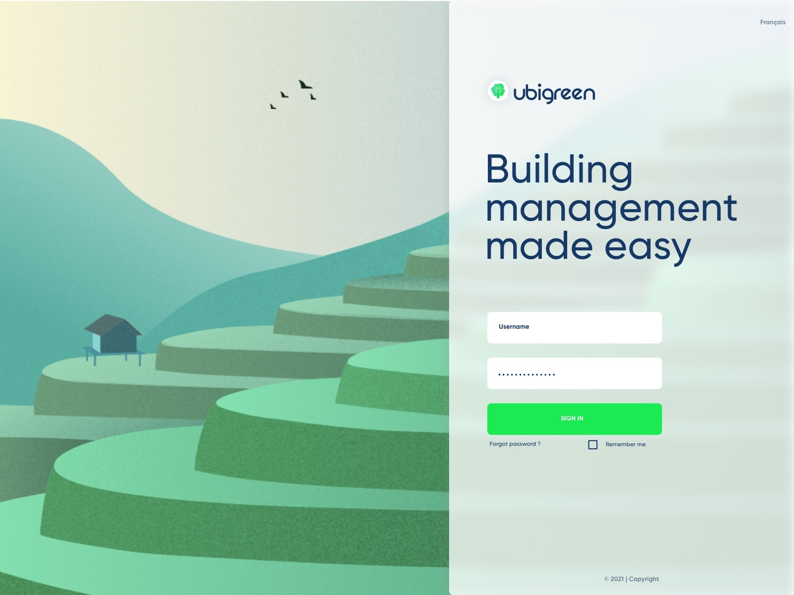 Login / Landing page idea by Pierre Cicuto on Dribbble