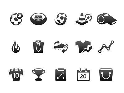 FIFA UX/UI Concept Icons dashboard fifa football game icons interface soccer stats user interface uxui