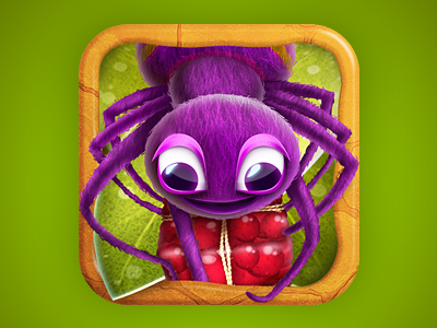 Box n' Bug icon app icon character game icon games icon icons illustration ios iphone spider