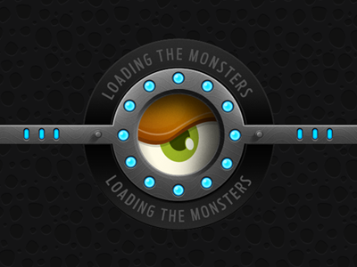 Loading bar Monster Cube android app cube design game games gaming gui interface iphone leds loader loading loading bar monster monster cube monster juice monsters ui user interface
