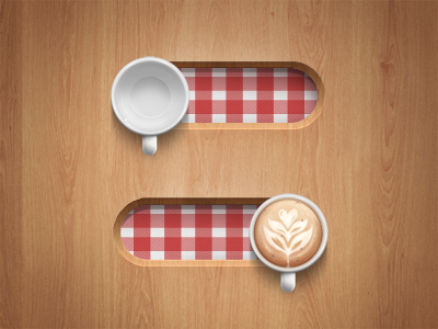 Procrastination Switch button cappuccino cup icon interface procrastinate procrastination switch ui user interface wood