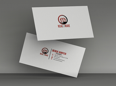 Real is Rare Business Card Design adobe photoshop business card design businesscard card design graphic design product design