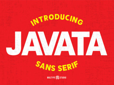 JAVATA SANS SERIF FONT bold branding font logo modern sansserif typedesign typeface typography