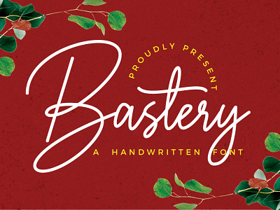 Bastery Handwritten Font