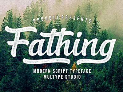 Fathing Modern Script