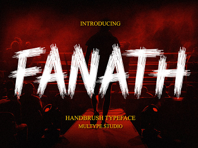 Fanath - Handbrush Font branding design font fonts script font typedesign typeface