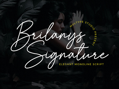 Brilanys Signature Font branding