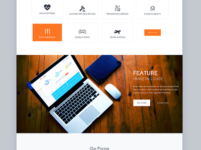 SMS solution landing page by Fahad Basil on Dribbble