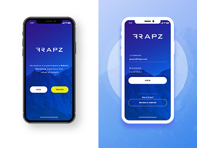 Frapz Mobile Application app design flat design iphone app sketch work uidesign uxdesign