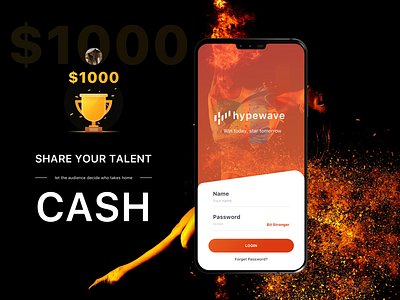 Cash your Talent (hypewave) design mobile app ui uidesign ux