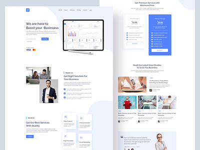 Business Promotion Agency Landing Page Design agency website dashboad digital marketing digital marketing agency landing page landing page ui landingpage marketing agency minimal product design trendy design typography ui ui design ui ux design uidesign uiux user interface webdesign website design