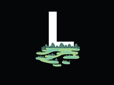 Environment Illustration Letter L