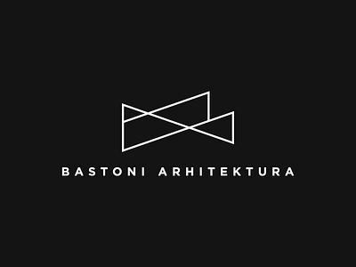 Bastoni Architecture architect architect logo architecture line logo logo