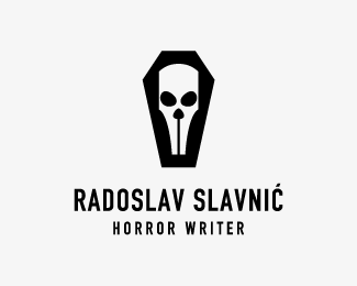 Radoslav Slavnic, Horror Writer book horror logo pen radoslav skull slavnic writter