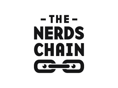 The Nerds Chain chain connected connection logo nerd nerds unity