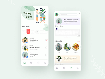 Plant Care App Concept