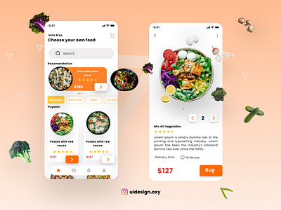Food App Design - Mobile food food app mobile app mobile apps design mobile design ui uidesign ux ux design