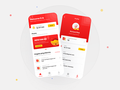 Angpao Finance Application finance finance app financial app ui ui design uidesign uiux uix uixdesign