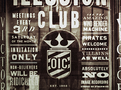 Membership typography