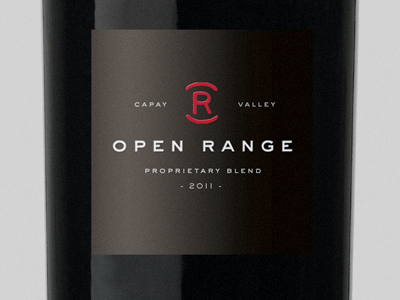 Open Range Blend packaging sackers stamp wine