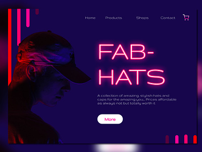 Online Store Landing Page Web Design