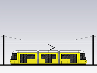 Tram berlin tram public transport tram vector