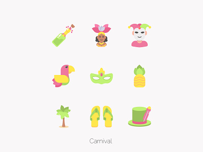 Carnival carnival celebration icon icon design icon pack icon set icons illustration svg icons tropical