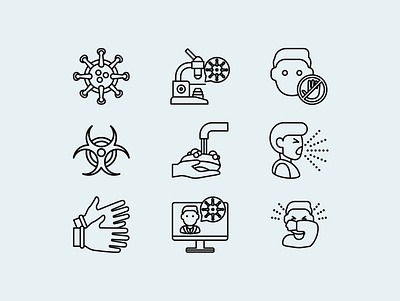 Free Virus Outline ai corona covid covid 19 covid19 health healthcare icon iconography icons iconset illustration medic medical pandemic svg svg icons vector virus