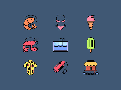 Summer Icon Set