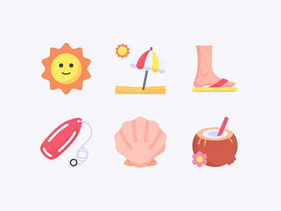 Summer Icon Set