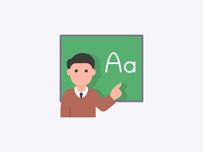 Teacher Icon blackboard icon icon design icon set iconography icons lesson teacher