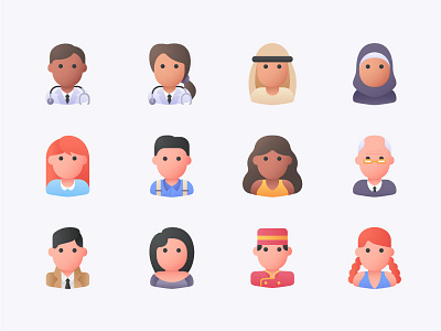 Avatars avatar avatar design avatar icons icon icon design icon set iconography people people icons people illustration people logo person profile user user interface user interface design