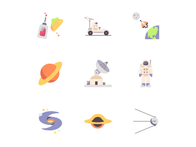 Space Exploration Icon Pack