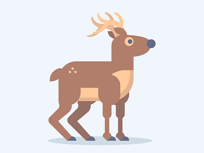 Deer Icon ai animal christmas deer design icon illustration png svg icons vector