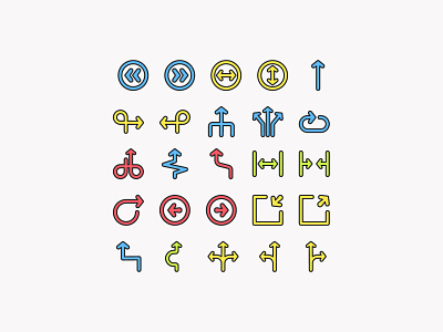 Round Arrows ai arrow arrows design icon iconset illustration png svg icons vector