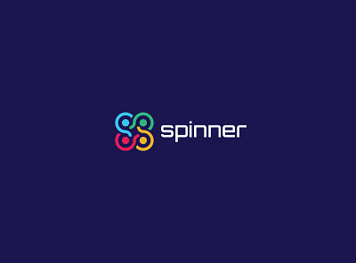 Spinner Logo Concept branding design graphic illustration logo ui ux vector