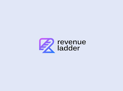 Letter R Ladder logo concept branding design graphic illustration logo ui ux vector
