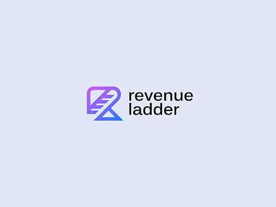 Letter R Ladder logo concept