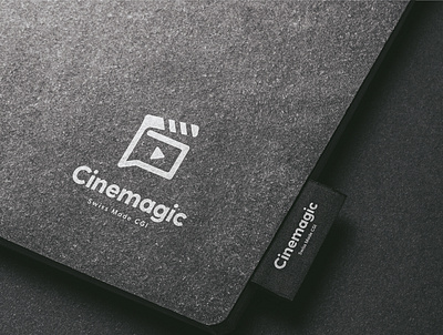 Cinemagic Startup Logo branding branding design design logo design logodesign mockup startup startup branding startup logo