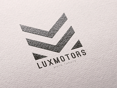 Luxmotors Logo Branding branding branding design collin media design illustration logo logodesign swiss