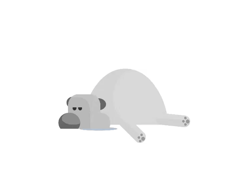 Dog animation design loop