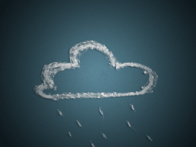 Rainy Cloud animation cloud design material rain