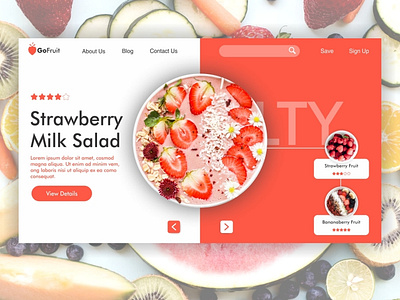 Web Design UI UX Go Fruit