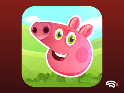 peppa pig icon dribbble