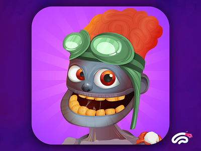 Crazy Frog game icon design