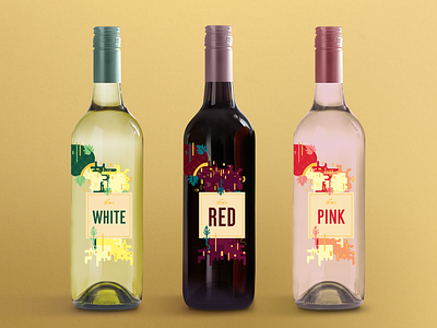 Aro Wine labels art design flat graphic design illustration illustrator label label design vector wine label