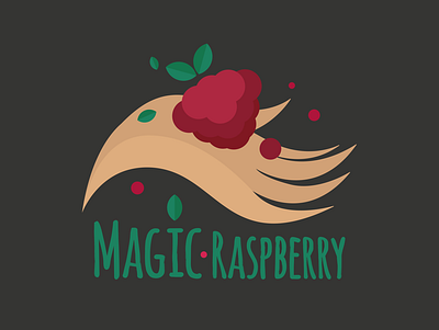 Magic Rasperry Logo art branding design graphic design illustration illustrator logo raspberry vector