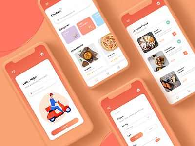 Mobile app - food delivery